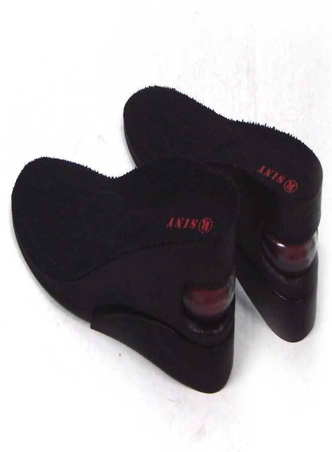 SINY® Full Length 2 inches 2-Layer Shoe Insoles for Men Height Increase Pad Air Cushion Black Lift Kit Foot Skin Care - Image 3